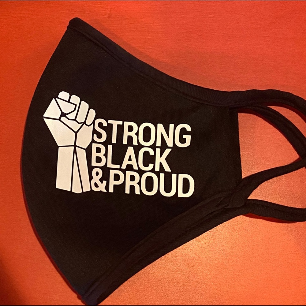 Strong Black & Proud Face Mask - Picture 4 of 4